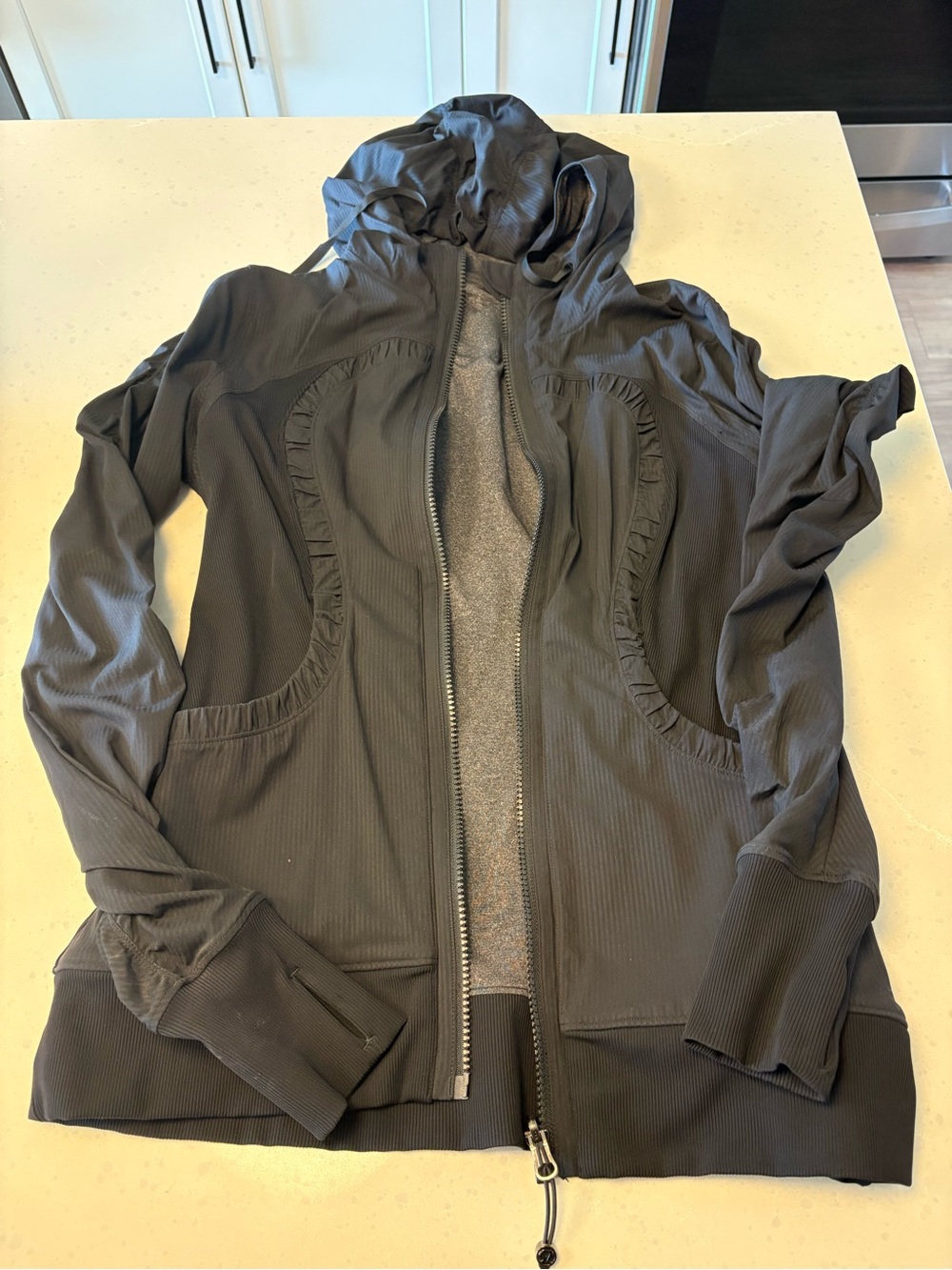 Lululemon Black Dance Studio Jacket Reversible Size 8 excellent condition